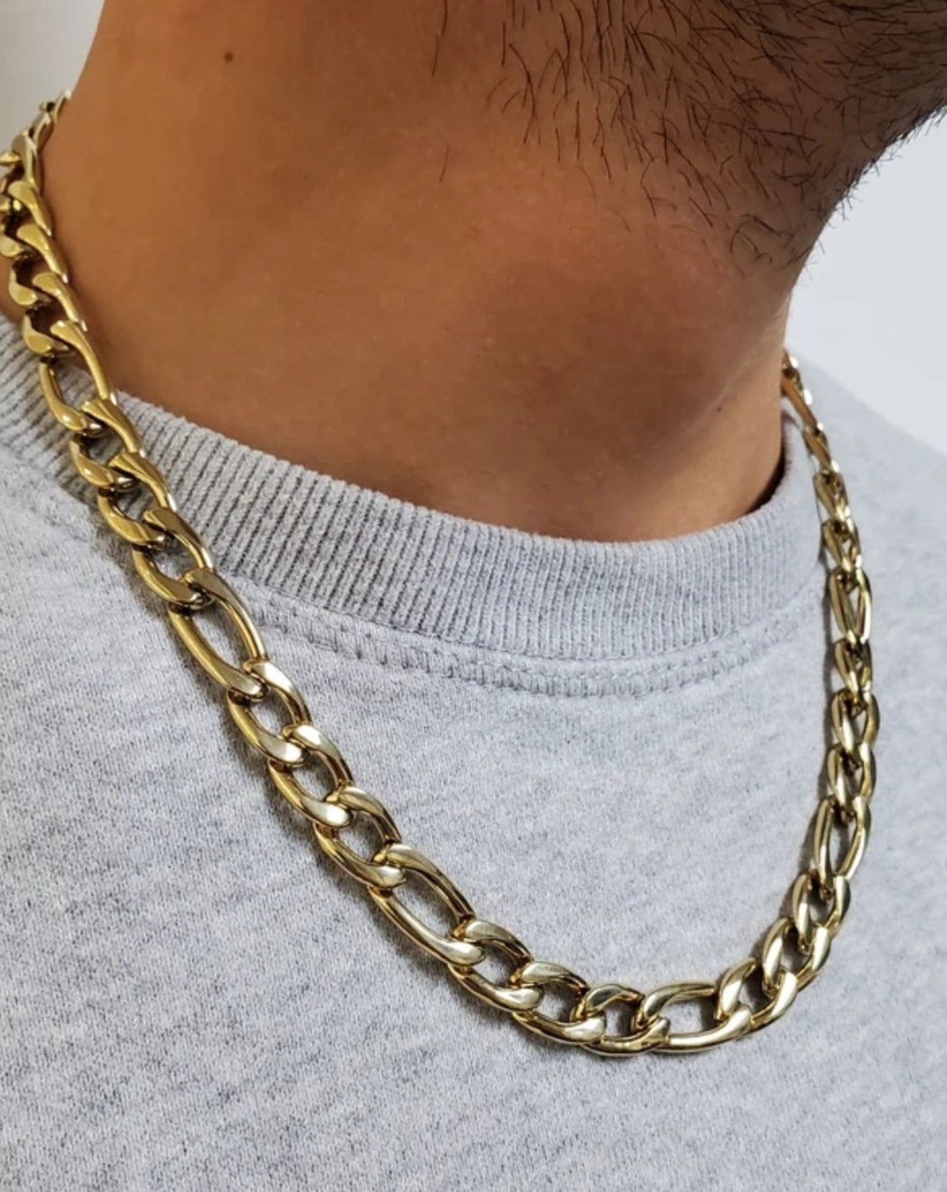 Halskette CHAIN Mann Figaro | Gold/11 mm