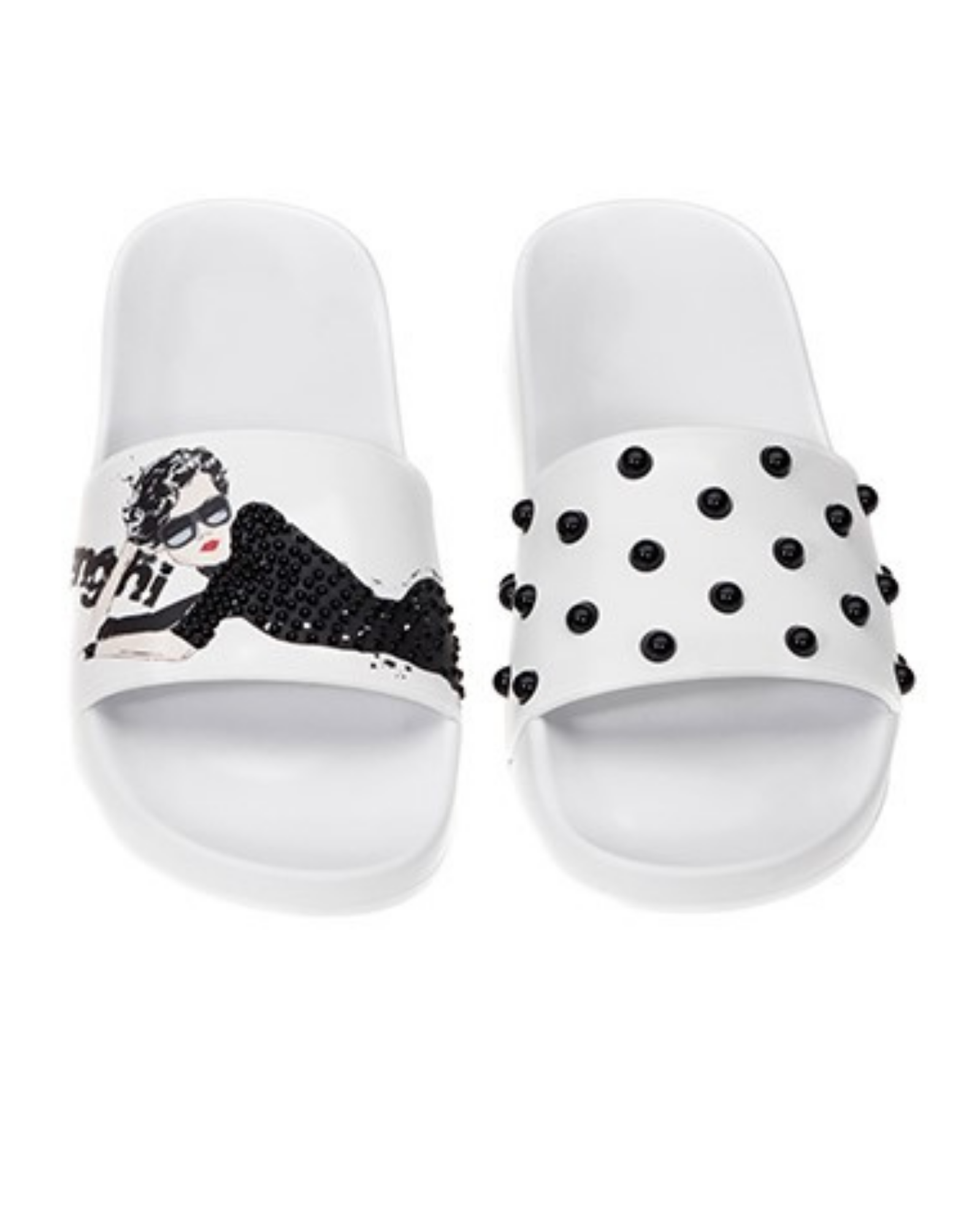 MENGHI Natikači Swarovski Pearls | White