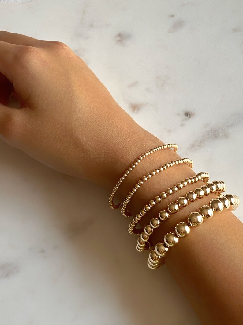 Armband Mode mit Perlen | Verschiedene Dicken