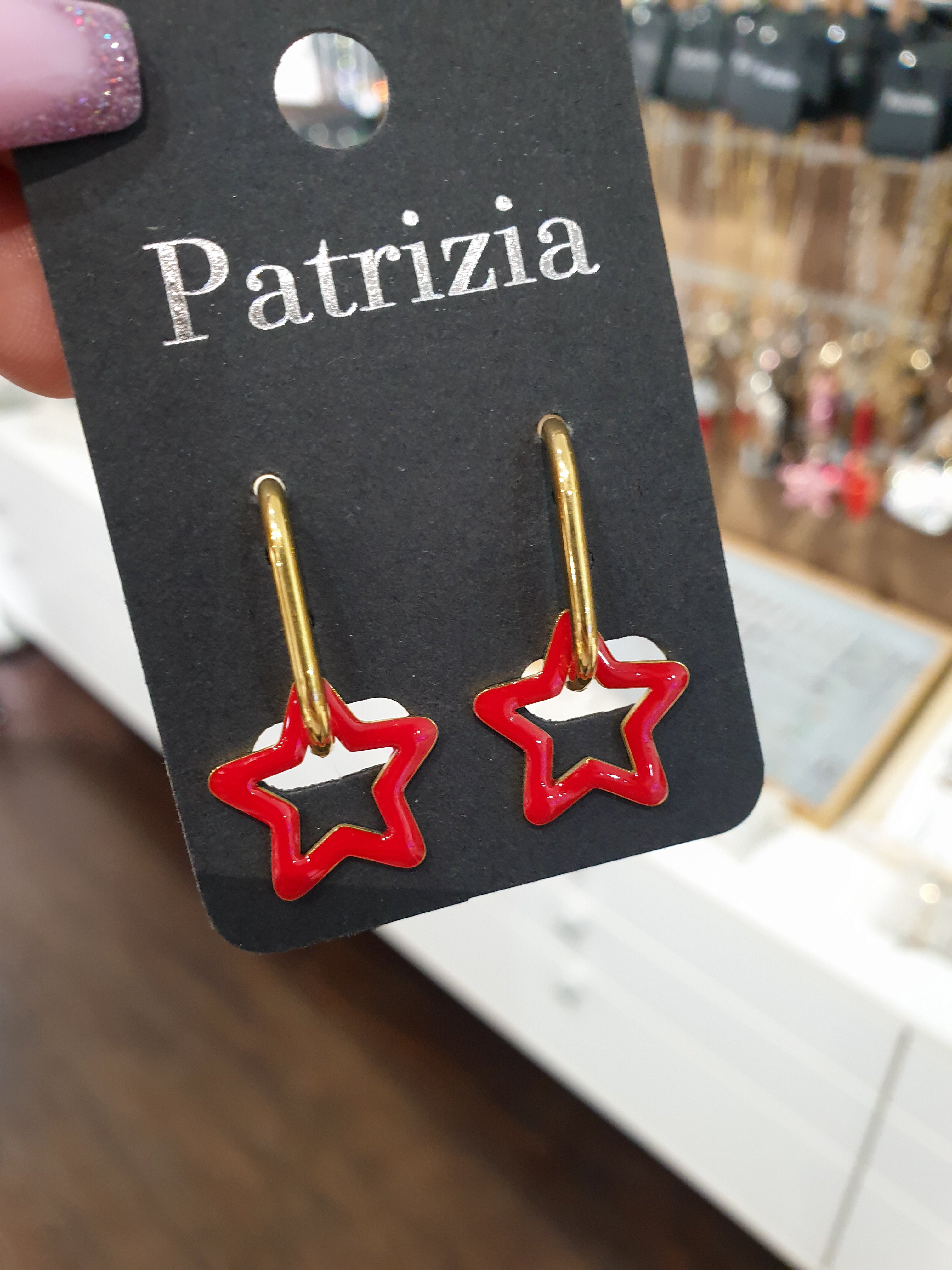 STARS Ohrringe mit Anhänger