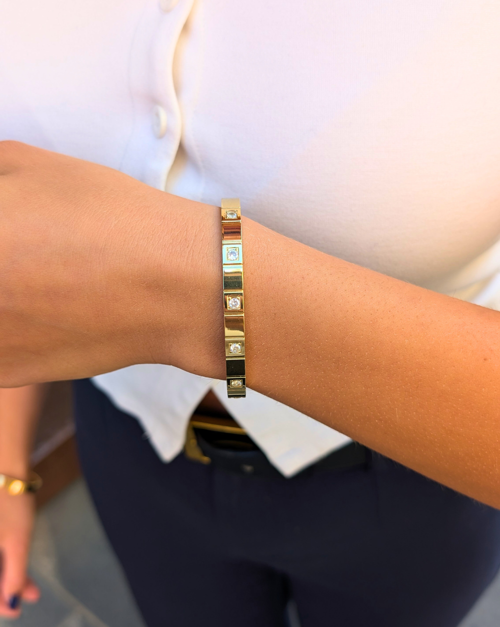Armband CUBIC mit eingebetteten Kristallen - Trgovina Patrizia Ljubljana