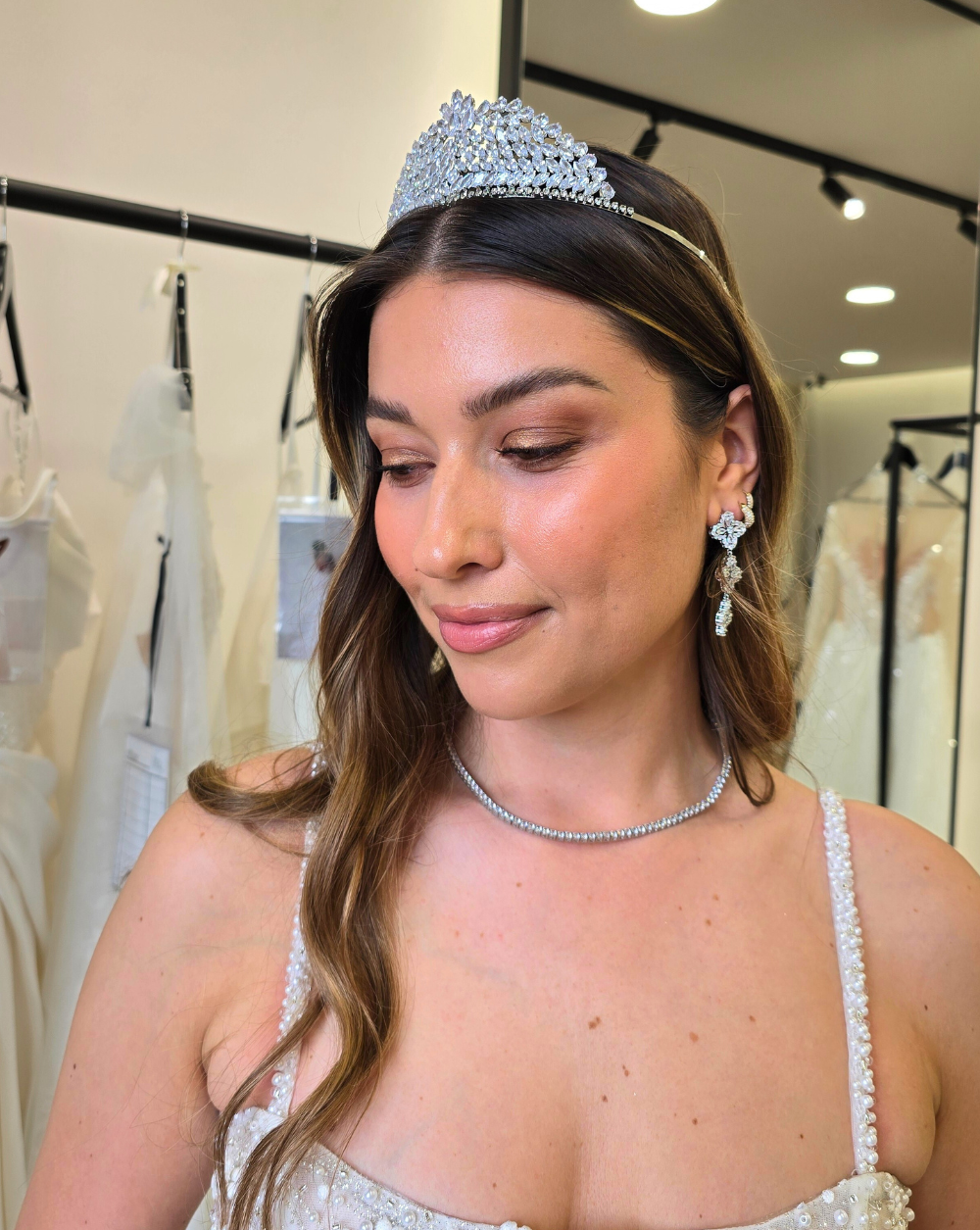 Krone mit Zirkonen SOPHIE