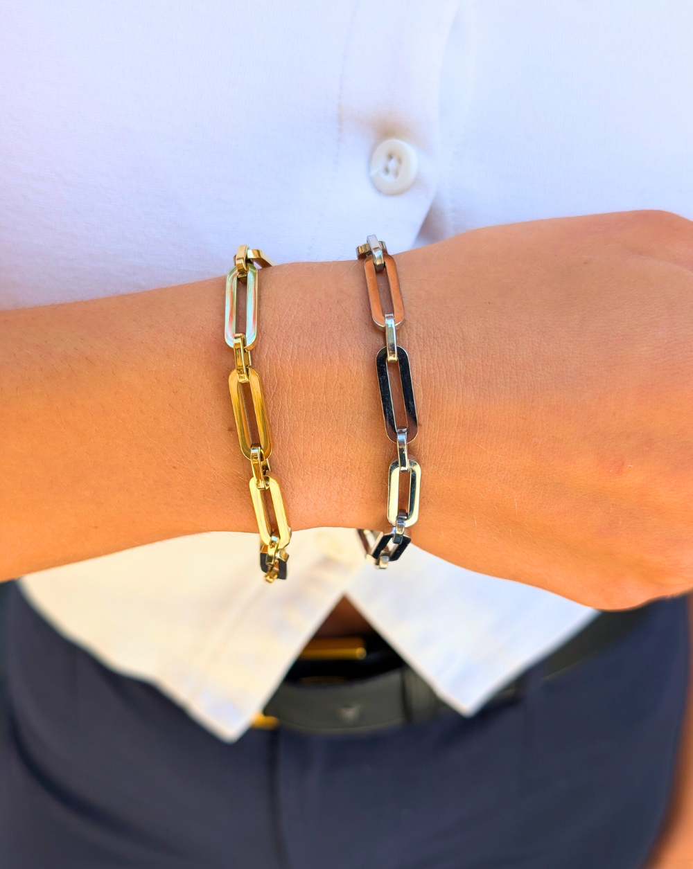 Modisches Armband PAPERCLIP CHAIN 