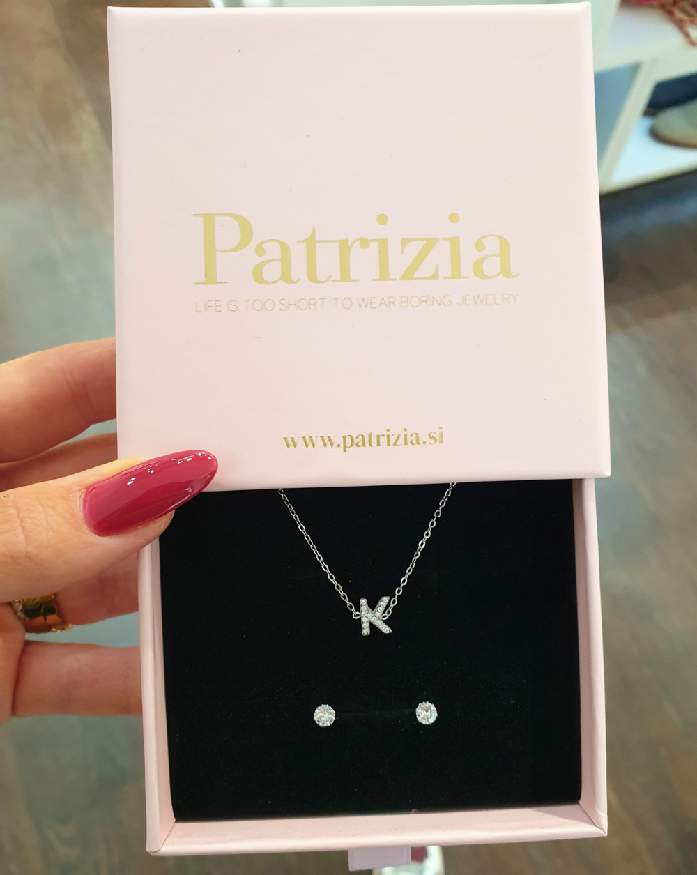 Darilni paket | Zapestnica s črko