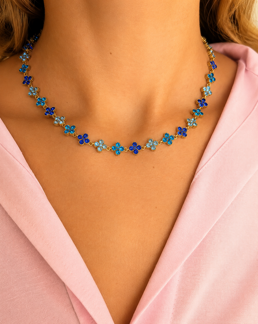 GLAM FLOWERS Necklace FLOWERS  Various colors