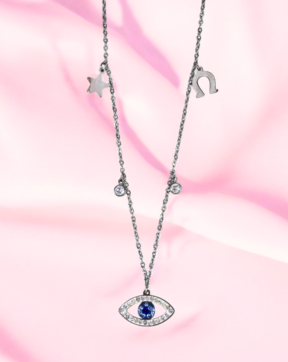 Verižica Evil eye z obeski