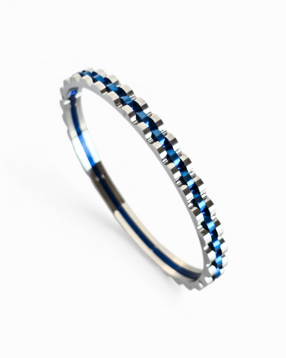 Moška zapestnica EMPIRE | Silver/Blue