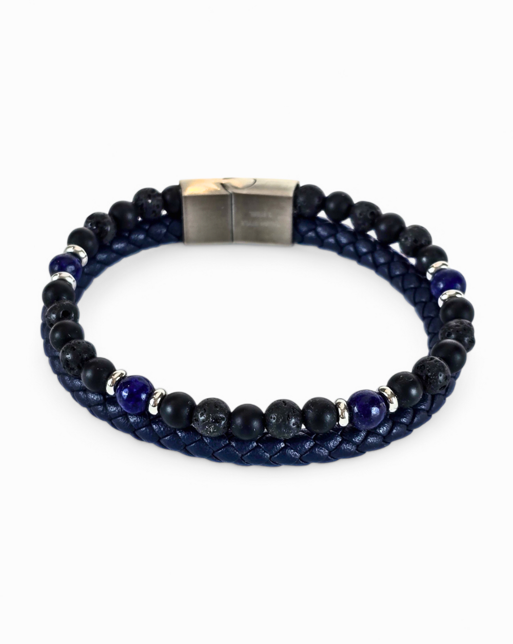 Muška kožna narukvica CUFFWEAR | Plava
