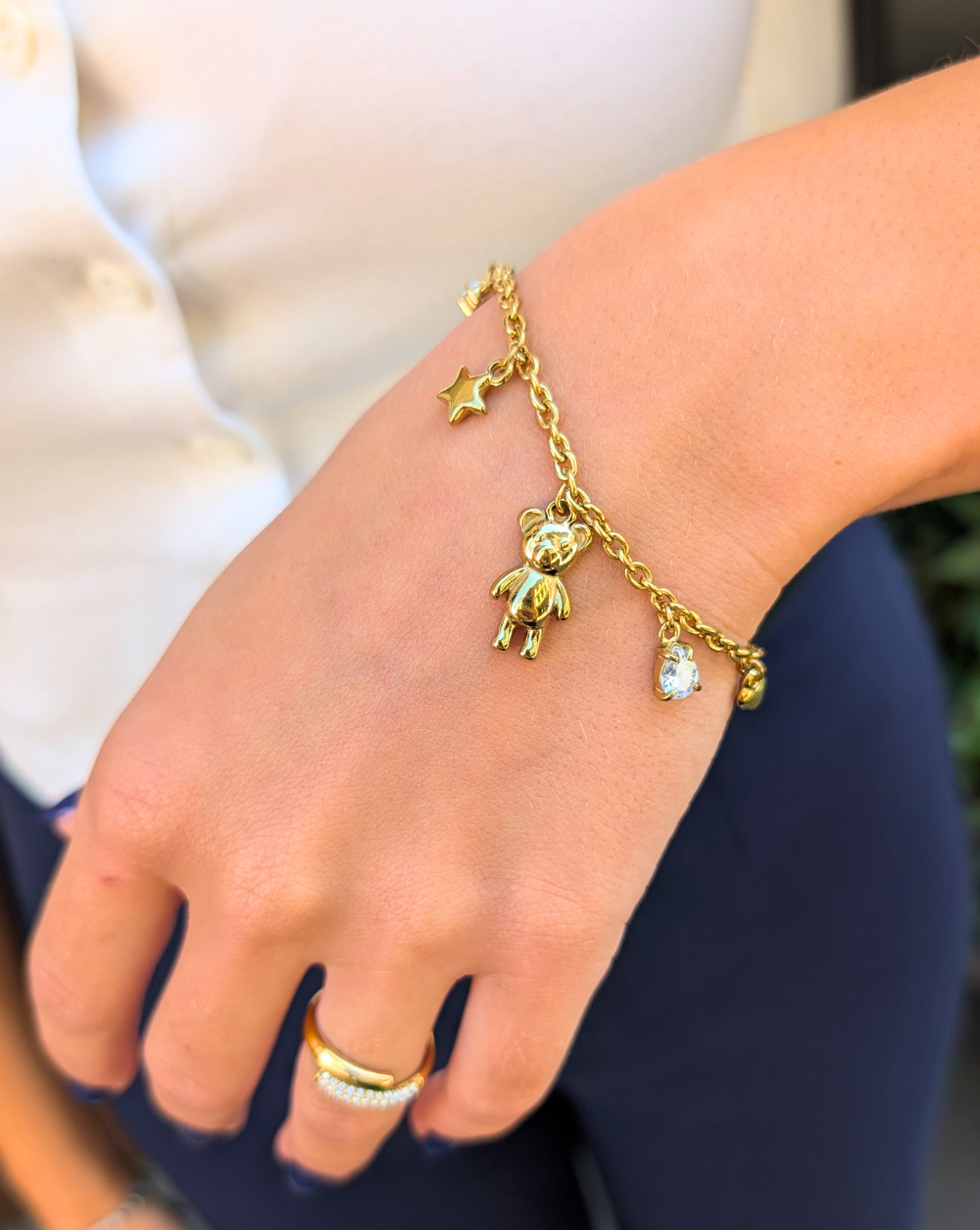 Modisches Armband mit Anhängern TEDDY CHARM Trgovina Patrizia Ljubljana
