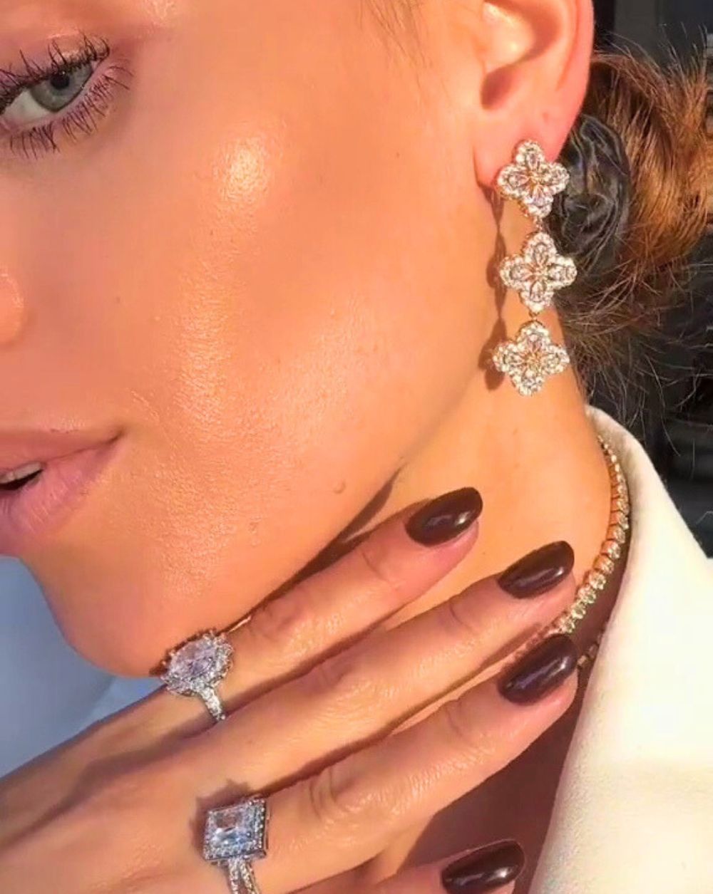 Viseči uhani GLAM CLOVER