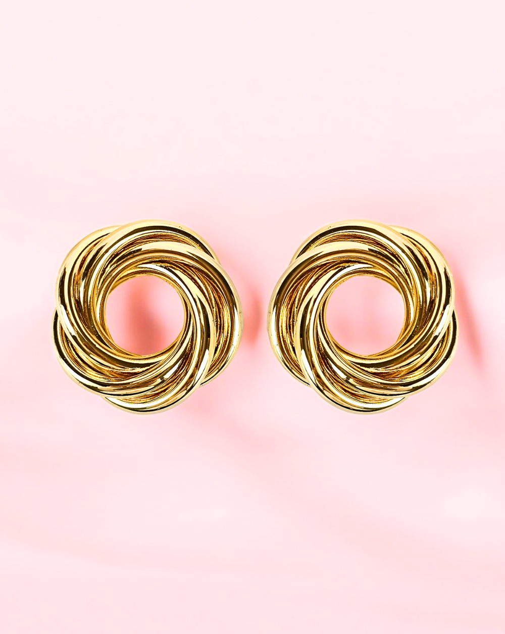 Clip-On Stud Earrings Style | Gold