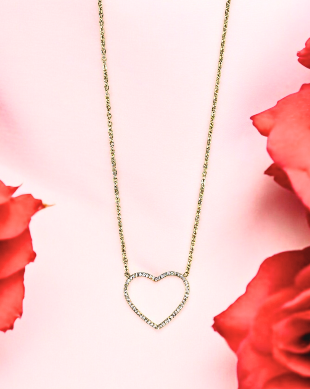 Verižica HEART SPARKLE