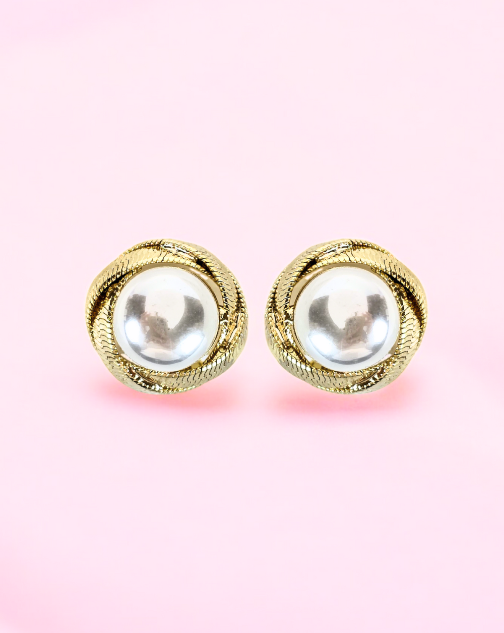 Clip-On earrings PEARL | Gold