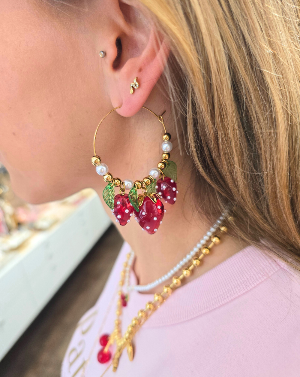 Ohrringe STRAWBERRY CHARM