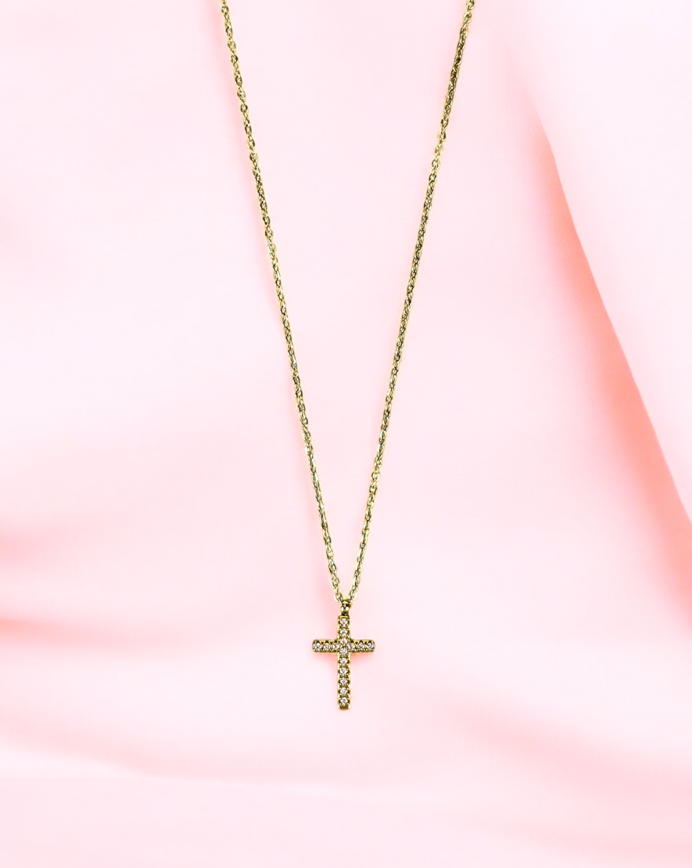 Necklace Mini CROSS GOLD