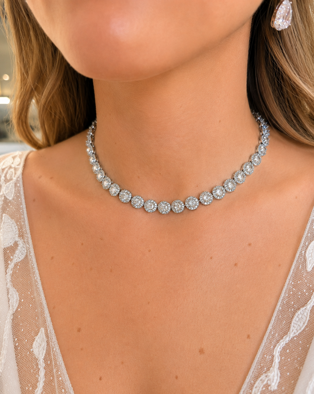 Necklace TESORO Silver Patrizia Ljubljana
