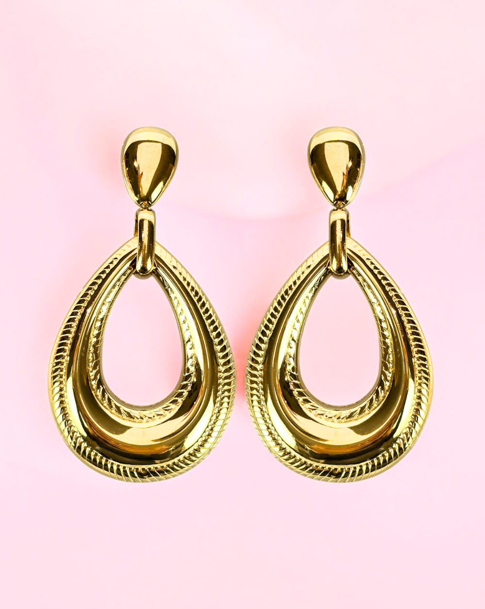 OVAL DROPS dangle earrings