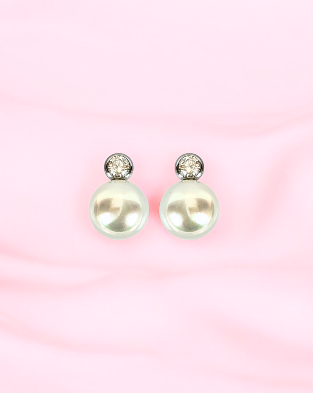 Stud Earrings CRYSTAL PEARL