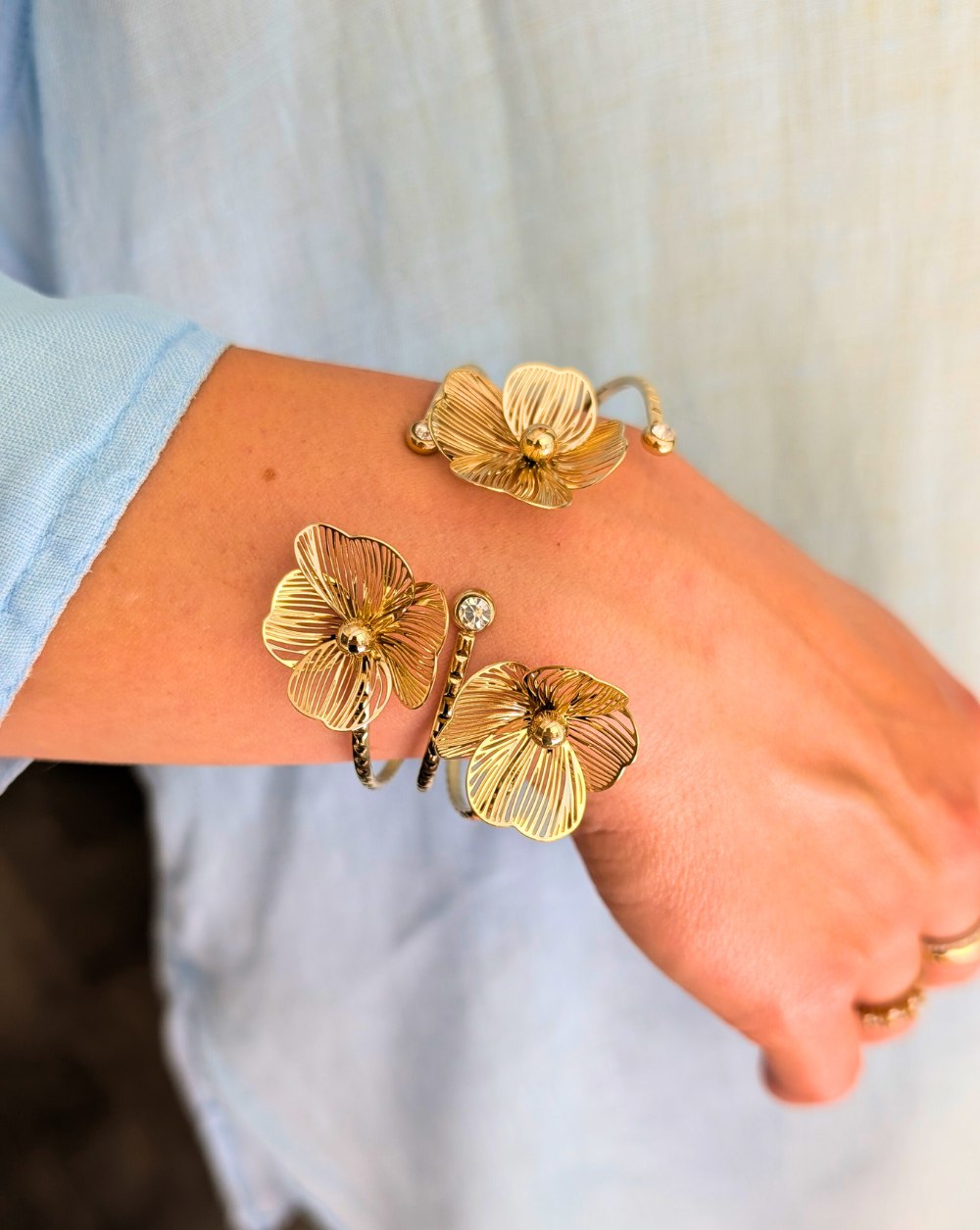 Armband GOLDEN BLOOM CUFF Trgovina Patrizia Ljubljana