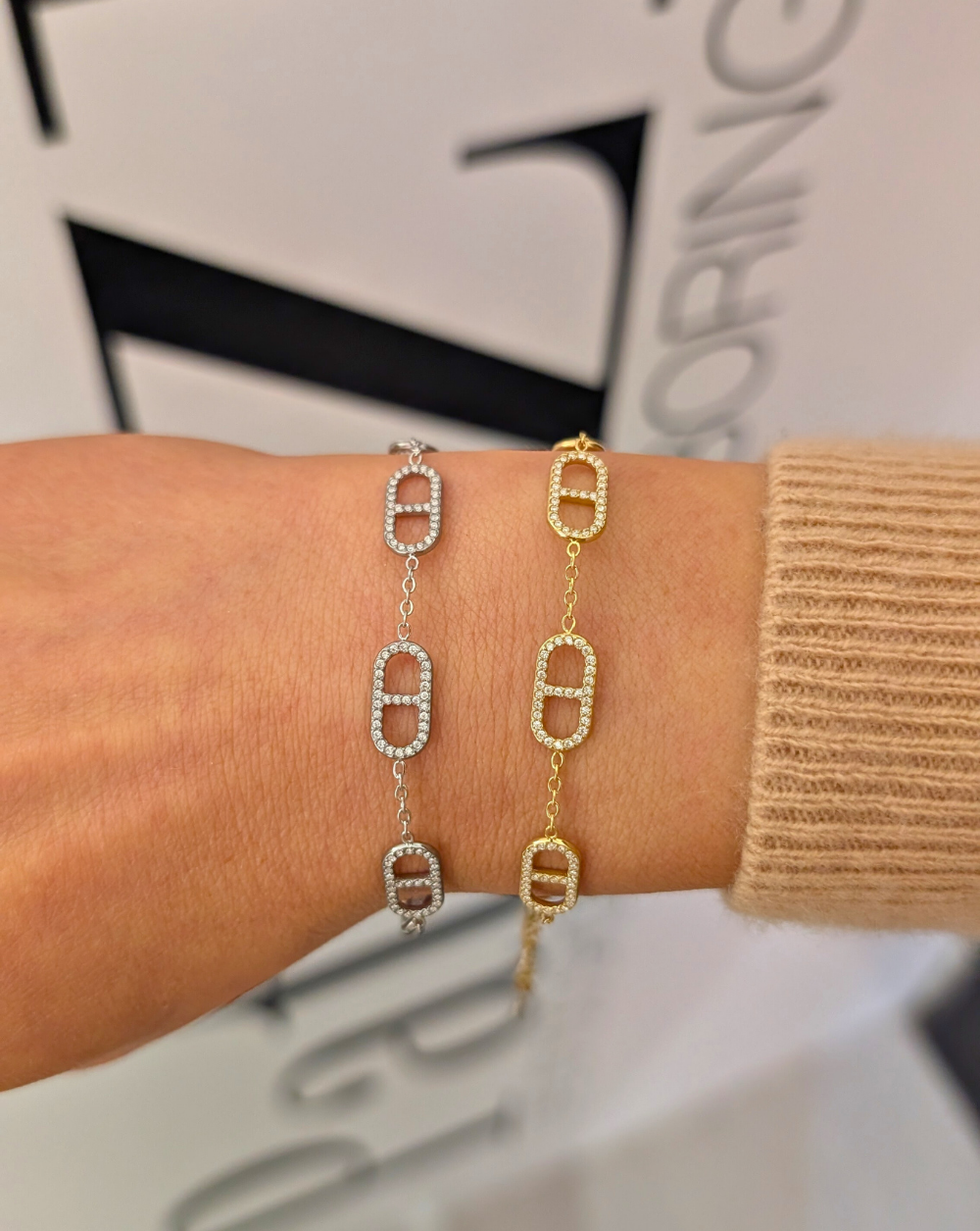 Bracelet zirconia KELLY CHAIN Trgovina Patrizia 