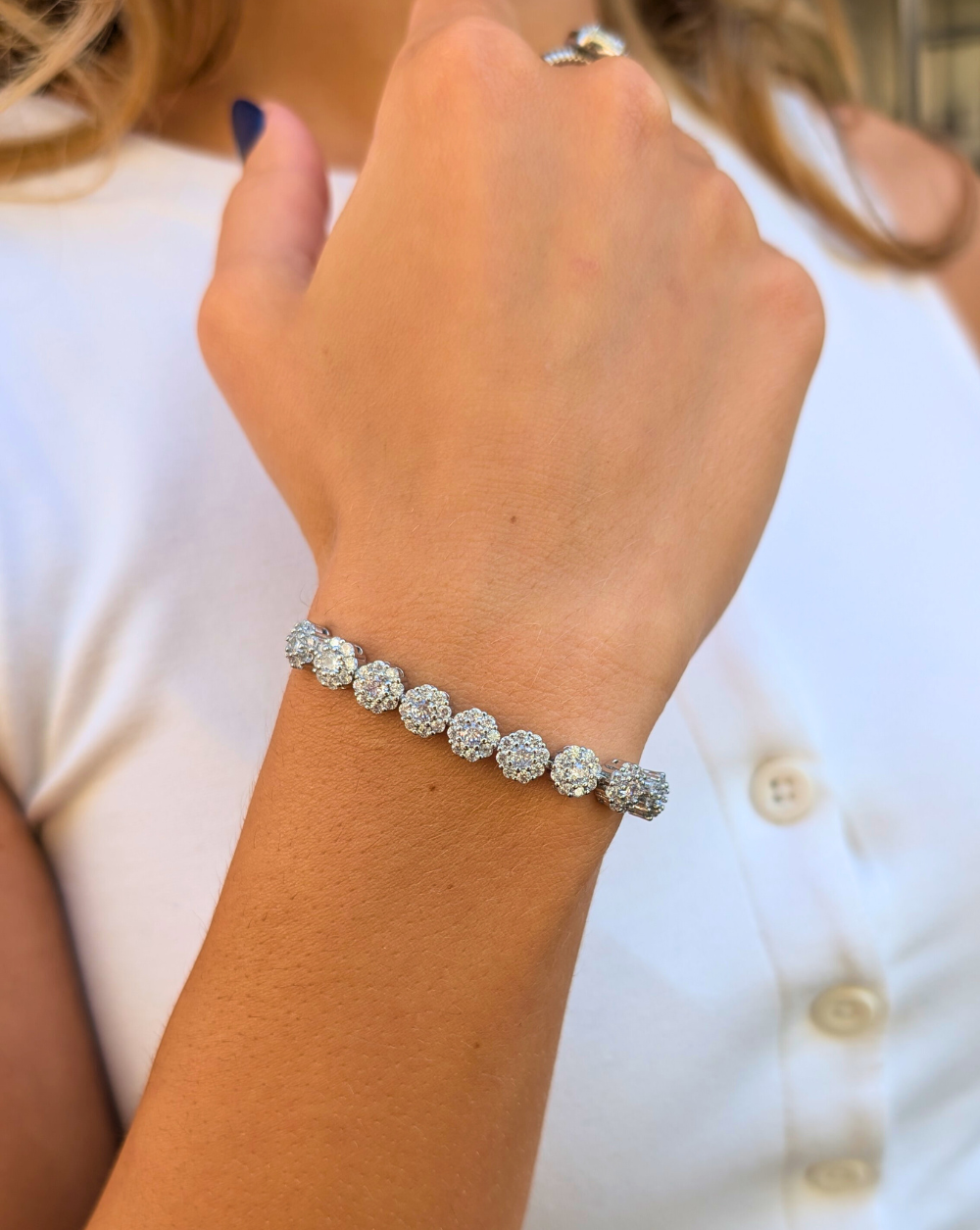 Armband mit Strasssteinen ROUND LUXE Trgovina Patrizia Ljubljana