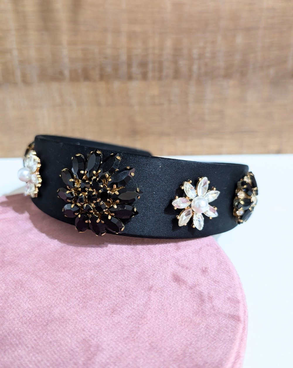 Headband  FLOWER rich crystal flowers – Trgovina Patrizia