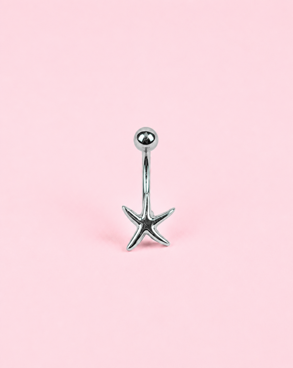 Bauchnabelpiercing STARFISH – ein Bauchnabelpiercing mit Seestern-Motiv und elegantem Design für einen auffälligen und trendigen Look. Trgovina Patrizia