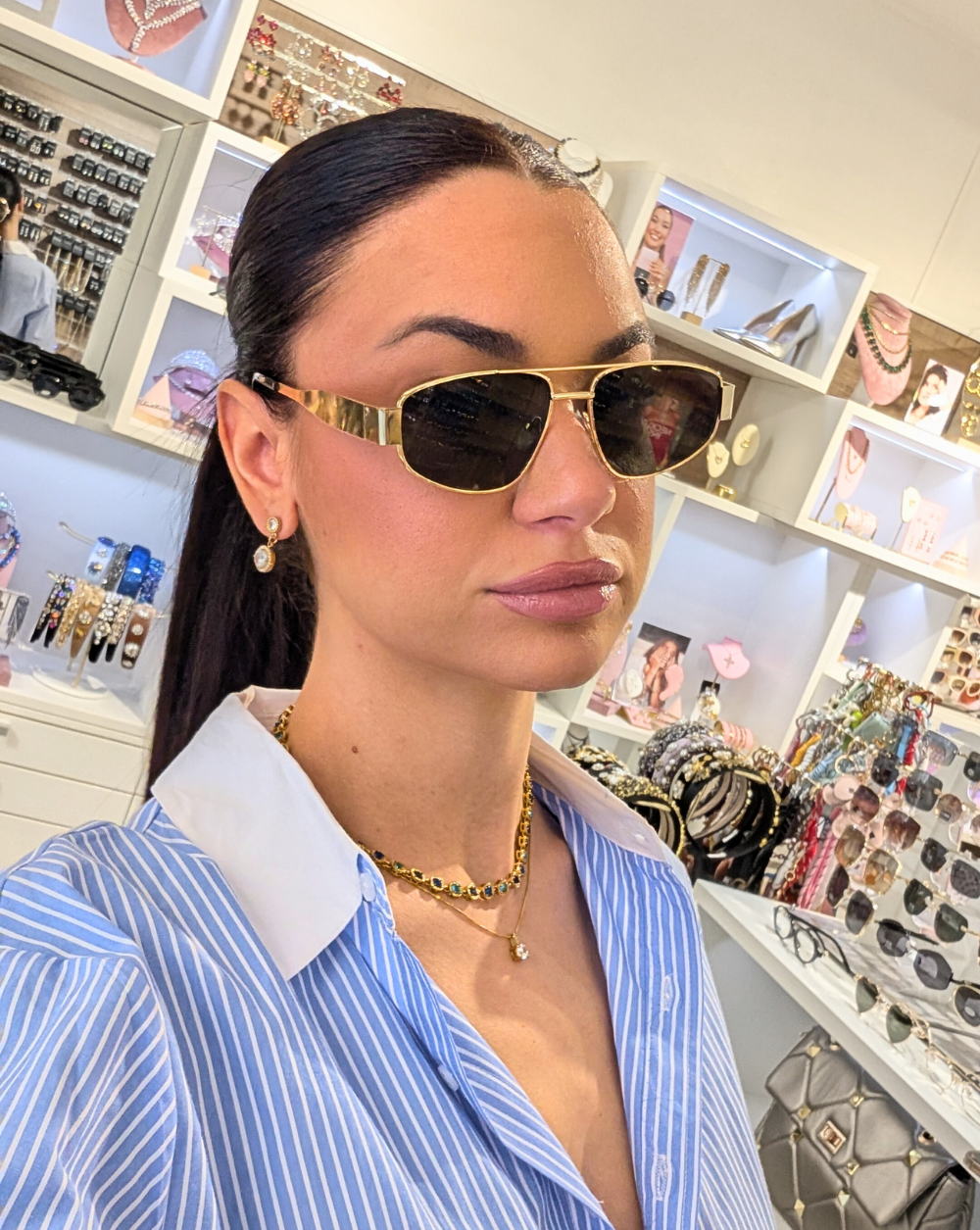 Sunglasses  Gold protection Sunglasses Patrizia Ljubljana