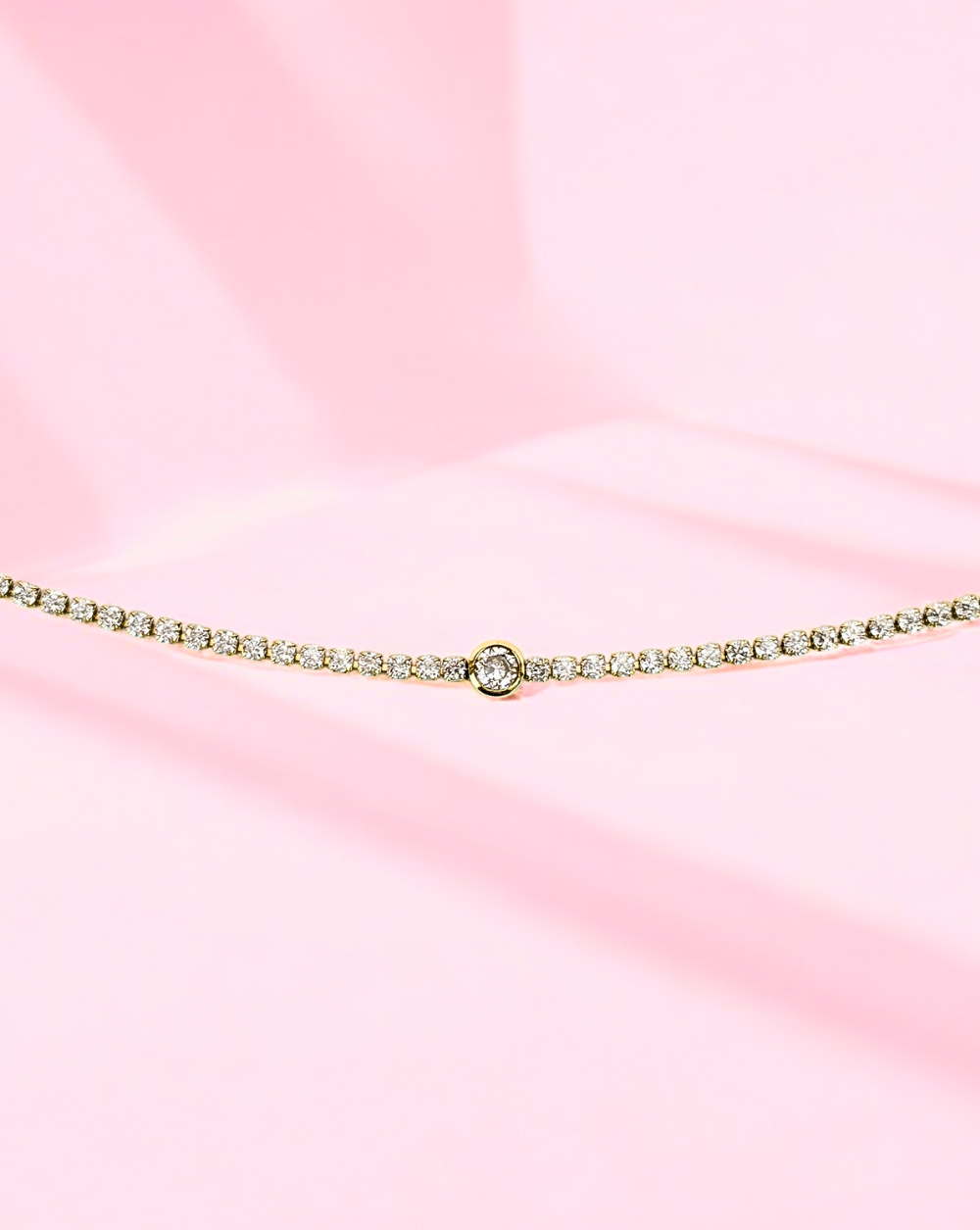 Tennis Bracelet with SOLITAIRE zircons