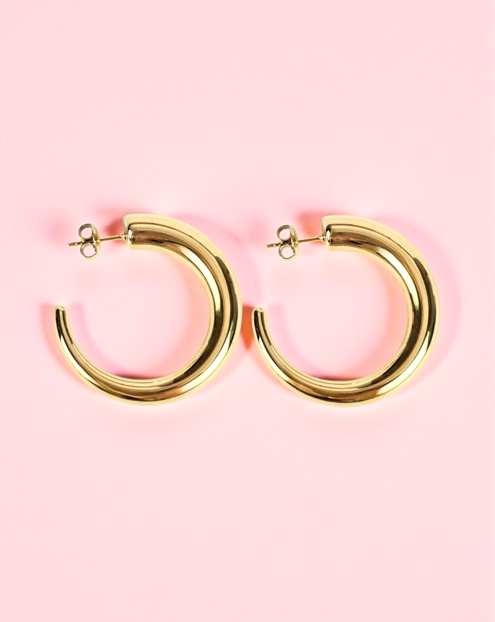 LUNAR HOOP earrings made of stainless steel – Trgovina Patrizia