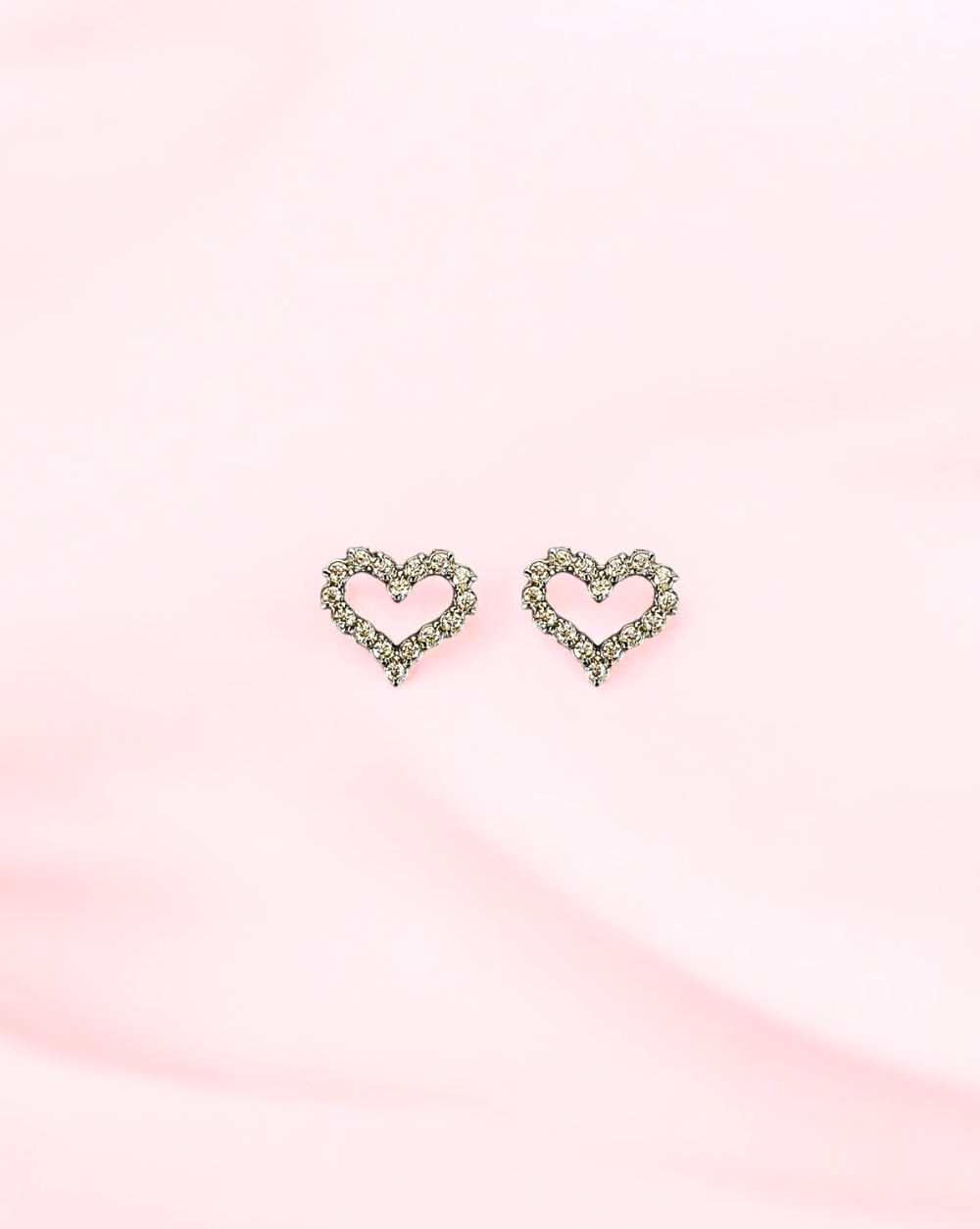 CRYSTAL HEARTS earrings