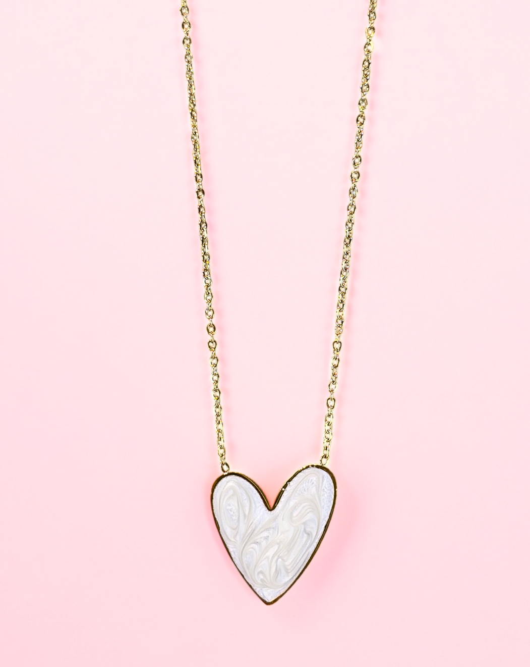 Necklace CERAMIC HEART | Different colours