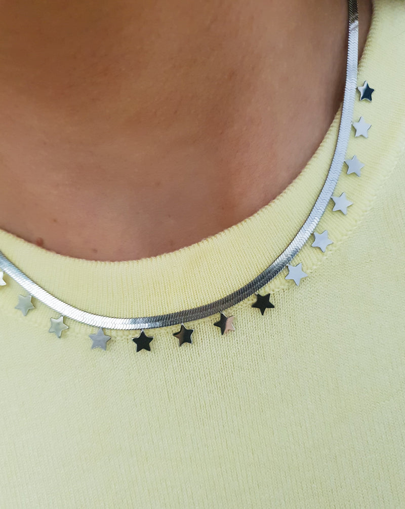 Snake chain with stars