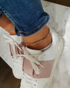 Ankle bracelet KNITTING-Rose gold