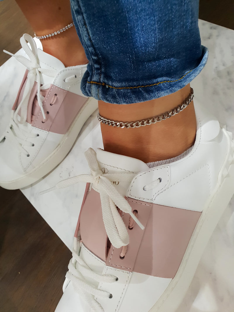 Ankle bracelet KNITTING-Rose gold