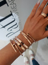 LOVE-Roségold Armband