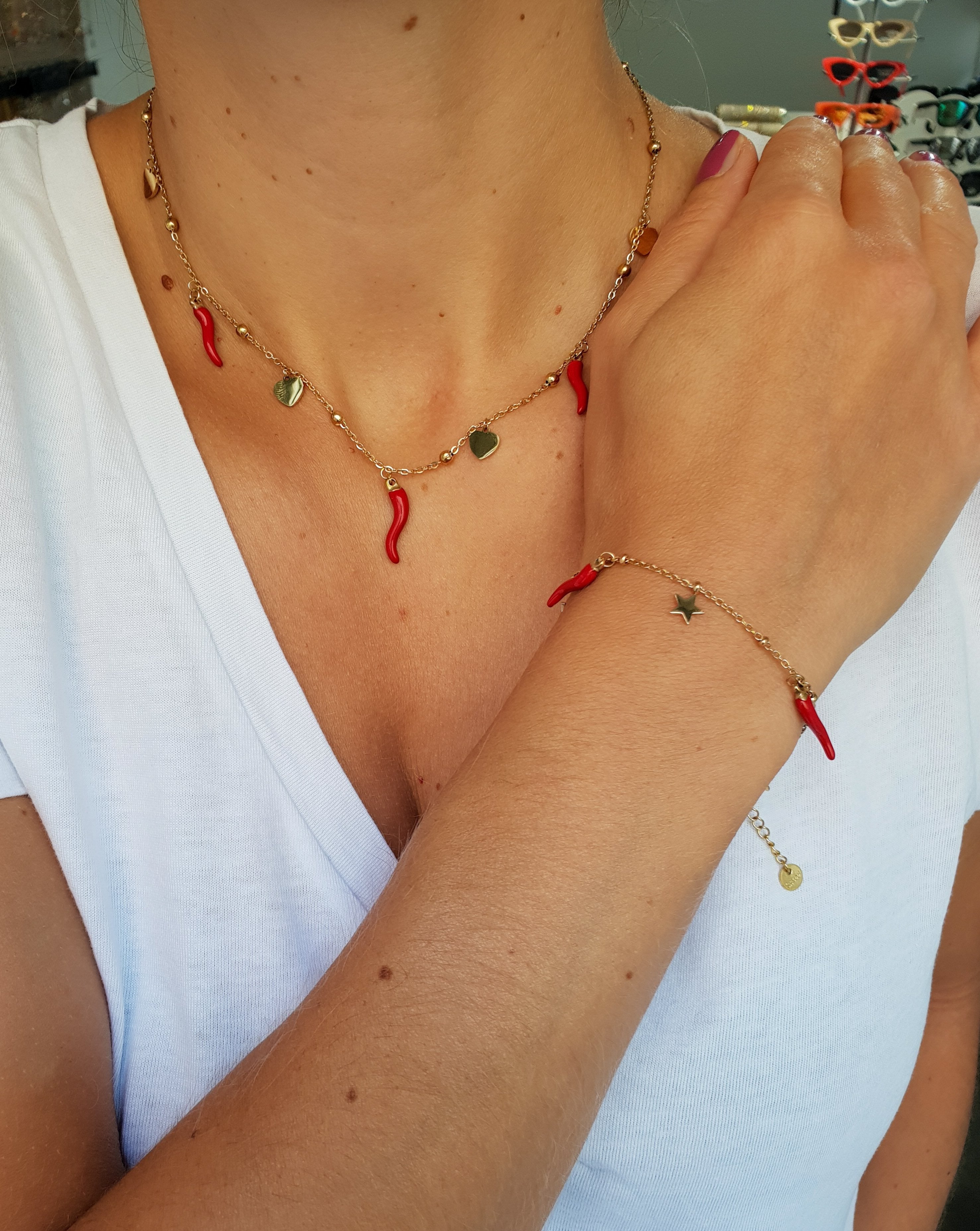 Necklace PEPERONCINO