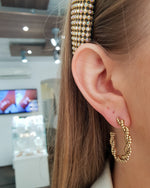 ROSE round earrings
