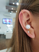 Fashionable single earring-PEARL