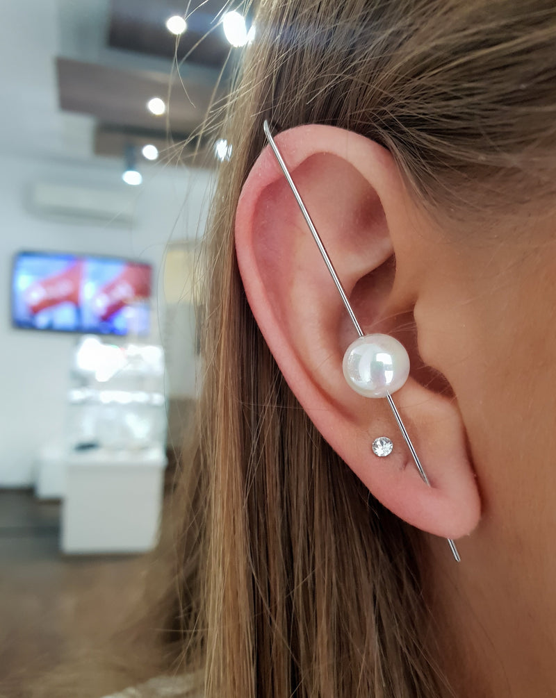 Fashionable single earring-PEARL