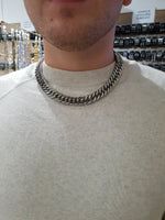 Men's chain CUBAN LINK 15mm-Silver