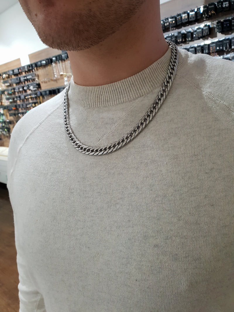 Herrenhalskette CHAIN ​​​​Silber 10mm