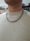 Men's chain CHAIN ​​Silver 10mm