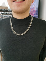 Moška verižica CUBAN LINK 10mm-Silver