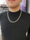 Moška verižica CUBAN LINK 10mm-Silver