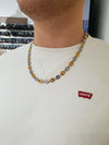 Men's Chain Bead-Silver/Gold