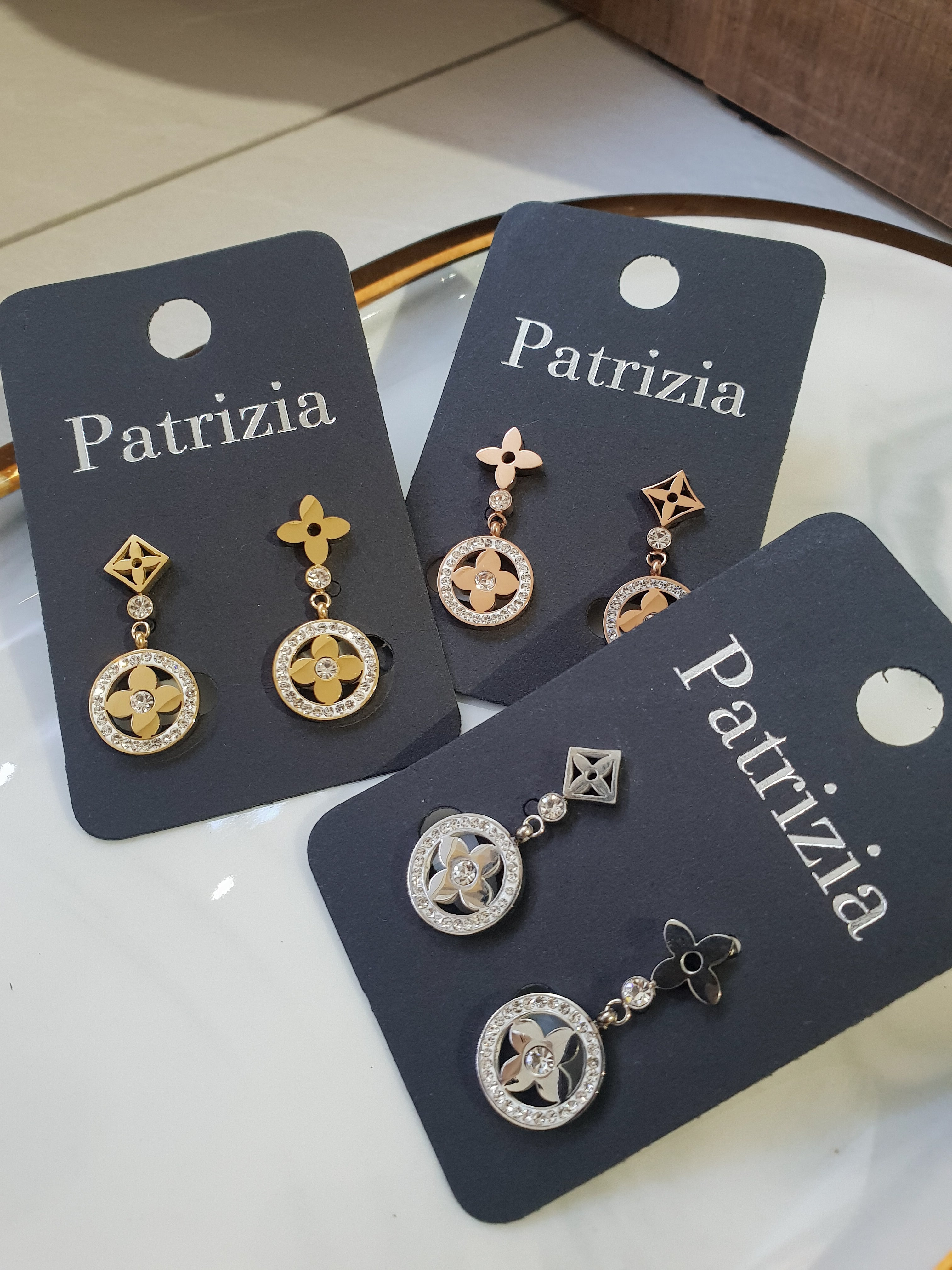 Hanging earrings GLAMOUR - Patrizia