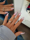Ring SKYFALL Silver/Rose gold
