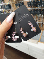 Round earrings VALENTINE Mini-Pink