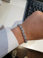 Zapestnica s cirkoni WEDDING-Silver